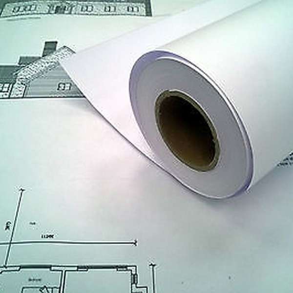 Uncoated 80gsm InkJet Paper 610mm x 50m (3 x rolls per box)