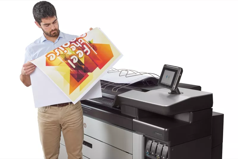 HP pagewide XL5100 colour print
