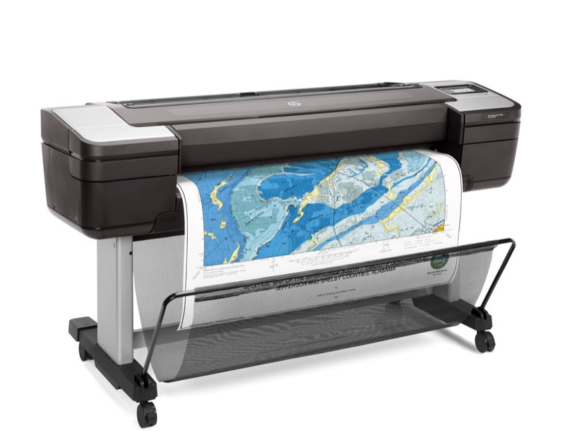 HP DesignJet T1700dr Large Format Dual-Roll PostScript® Printer- 44