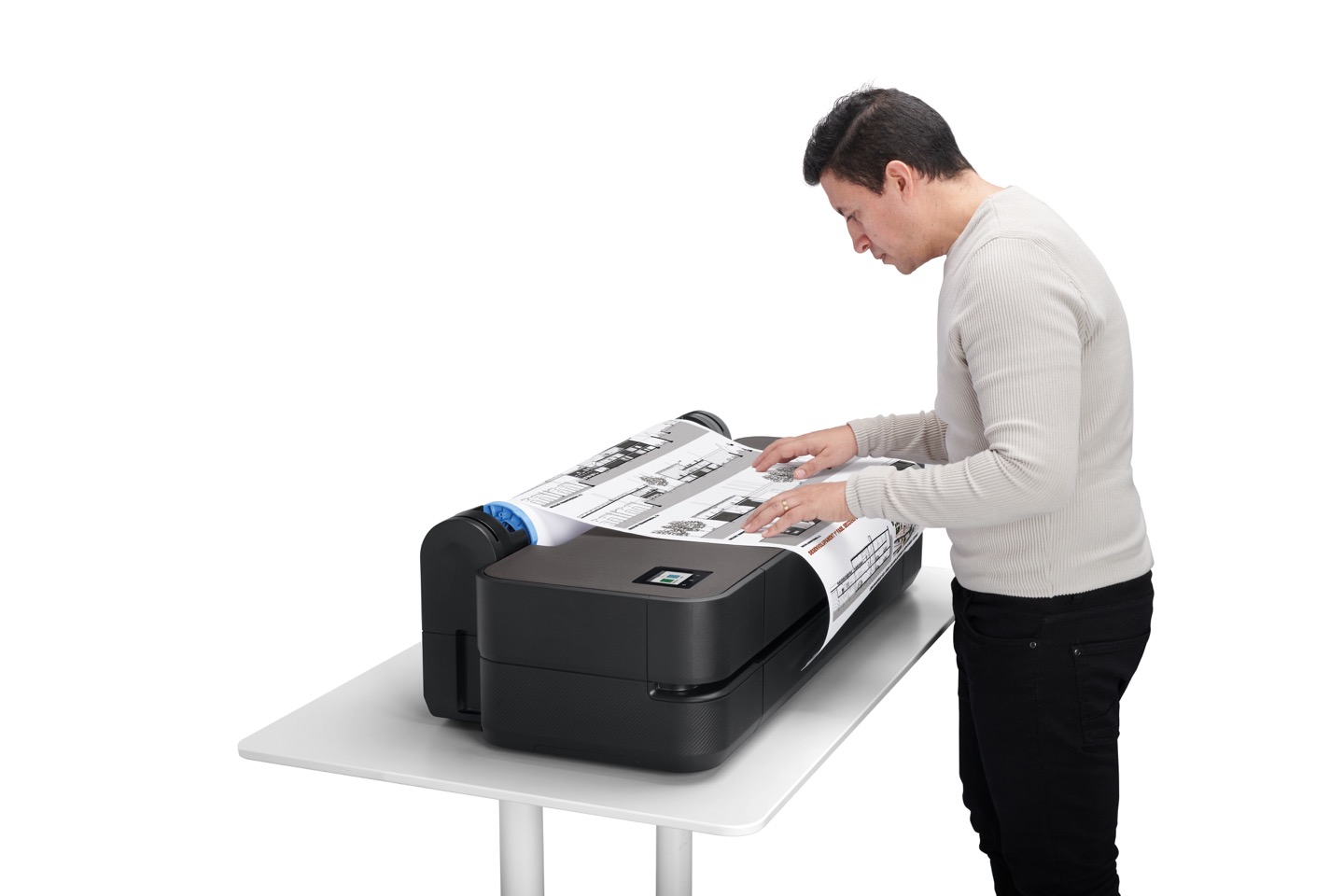 5HB06A with Mobile Printing Hewlett Packard DesignJet T250 Large Format Compact Wireless Plotter Printer + Cleaning Kit 24 