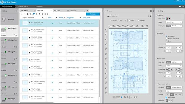 HP SmartStream Bluprints