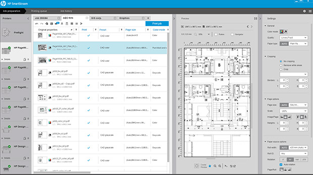 HP SmartStream CAD Black and White